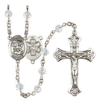 Sterling Silver 6mm Saint Michael / EMT Rosary