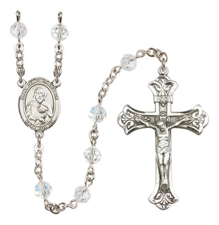 Sterling Silver 6mm Saint James the Lesser  Engraved Catholic Rosaries