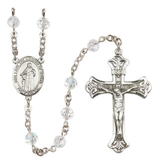 Sterling Silver 6mm Our Lady the Undoer of Knots  Engraved Catholic Rosaries