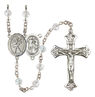 Sterling Silver 6mm Saint Sebastian / Dance Rosary