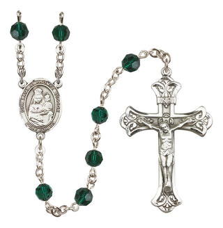 Sterling Silver 6mm Our Lady of Prompt Succor  Engraved Catholic Rosaries
