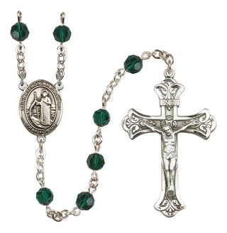Sterling Silver 6mm Saint Raymond of Penafort  Engraved Catholic Rosaries