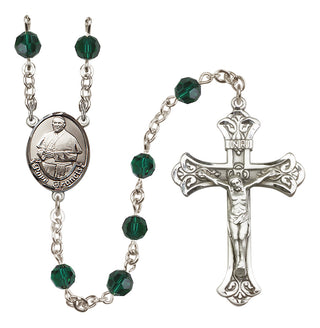 Sterling Silver 6mm Pope Francis Rosary