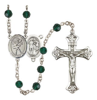 Sterling Silver 6mm Saint Sebastian / Dance Rosary