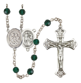 Sterling Silver 6mm Saint Sebastian / Choir Rosary