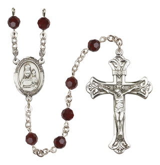 Sterling Silver 6mm Our Lady of Loretto  Engraved Catholic Rosaries