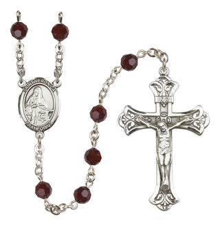 Sterling Silver 6mm Saint Veronica  Engraved Catholic Rosaries