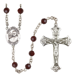 Sterling Silver 6mm Saint John Paul II Rosary