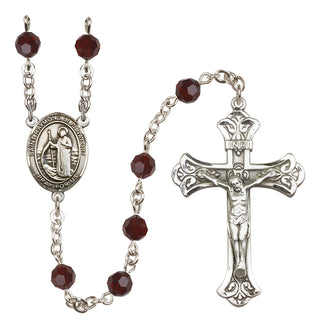 Sterling Silver 6mm Saint Raymond of Penafort  Engraved Catholic Rosaries