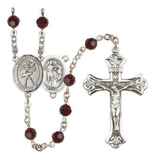 Sterling Silver 6mm Saint Sebastian / Dance Rosary