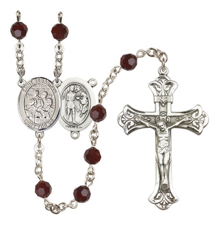 Sterling Silver 6mm Saint Sebastian / Choir Rosary