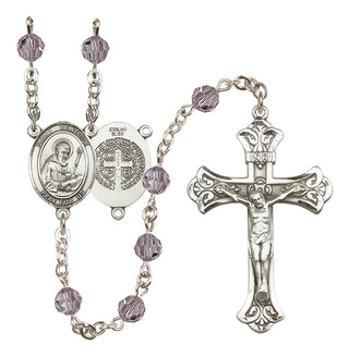 Sterling Silver 6mm Saint Benedict Rosary