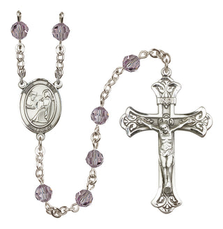 Sterling Silver 6mm Saint Luke the Apostle Rosary