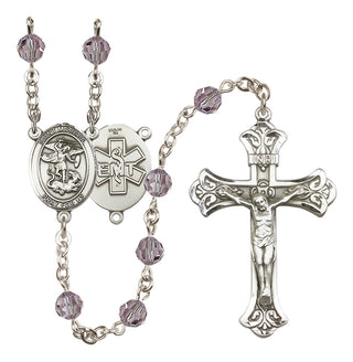Sterling Silver 6mm Saint Michael / EMT Rosary