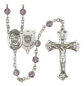 Sterling Silver 6mm Saint Michael / Coast Guard Rosary