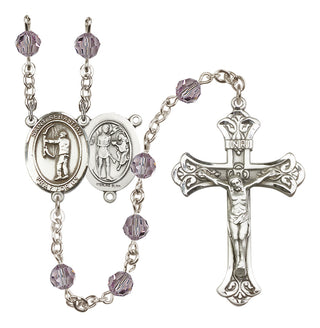 Sterling Silver 6mm Saint Sebastian / Archery Rosary