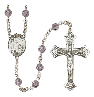Sterling Silver 6mm Saint Madeline Sophie Barat  Engraved Catholic Rosaries