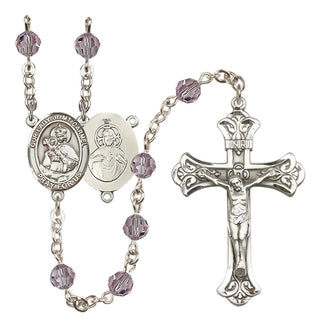Sterling Silver 6mm Our Lady of Mount Carmel Rosary