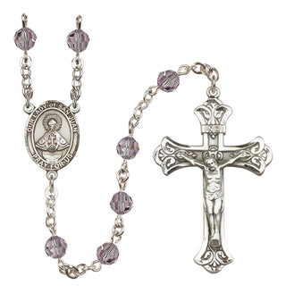 Sterling Silver 6mm Our Lady of San Juan  Engraved Catholic Rosaries