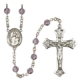 Sterling Silver 6mm Our Lady of Consolation  Engraved Catholic Rosaries