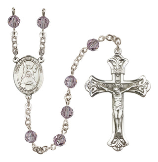 Sterling Silver 6mm Saint Frances of Rome  Engraved Catholic Rosaries