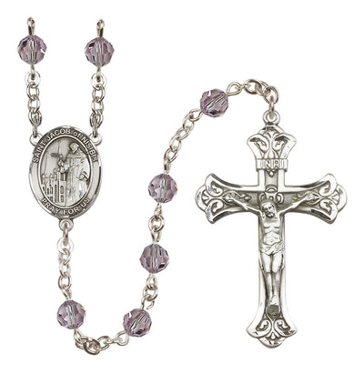 Sterling Silver 6mm St. Jacob of Nisibis Rosary | Engravable
