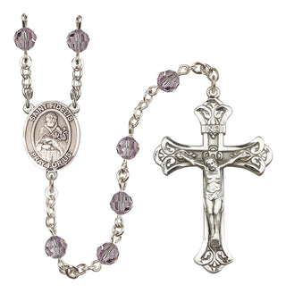 Sterling Silver 6mm Saint Fidelis  Engraved Catholic Rosaries