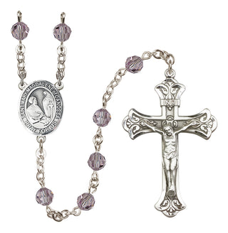 Sterling Silver 6mm Saint Mary Magdalene of Canossa  Engraved Catholic Rosaries