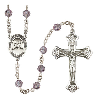 Sterling Silver 6mm Saint Jose Sanchez del Rio  Engraved Catholic Rosaries