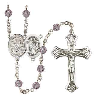 Sterling Silver 6mm Saint Sebastian / Choir Rosary