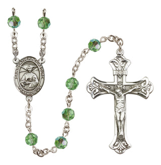 Sterling Silver 6mm Saint Catherine Laboure  Engraved Catholic Rosaries