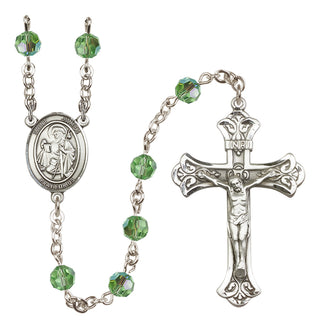Sterling Silver 6mm Saint James the Greater  Engraved Catholic Rosaries