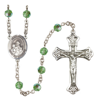 Sterling Silver 6mm San Jose  Engraved Catholic Rosaries