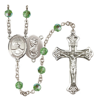 Sterling Silver 6mm Saint Christopher/Water Polo Women Rosary