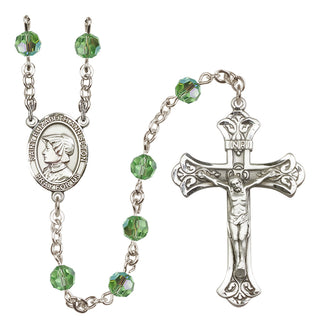 Sterling Silver 6mm Saint Elizabeth Ann Seton  Engraved Catholic Rosaries