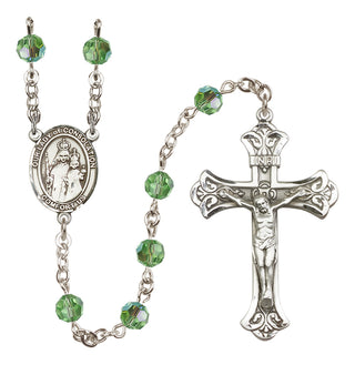 Sterling Silver 6mm Our Lady of Consolation  Engraved Catholic Rosaries