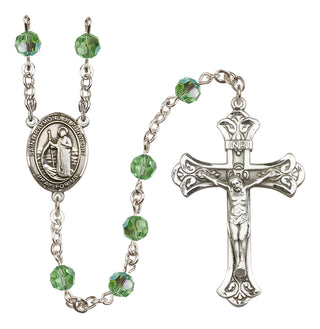 Sterling Silver 6mm Saint Raymond of Penafort  Engraved Catholic Rosaries