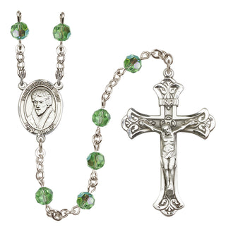 Sterling Silver 6mm Saint Peter Canisius  Engraved Catholic Rosaries