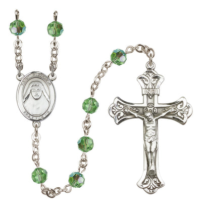 Sterling Silver 6mm St. Alphonsa of India Rosary | Engravable