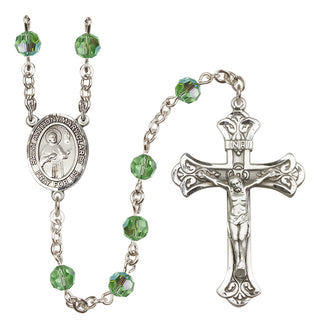 Sterling Silver 6mm Saint Anthony Mary Claret  Engraved Catholic Rosaries