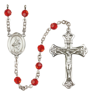 Sterling Silver 6mm Saint Jane of Valois  Engraved Catholic Rosaries