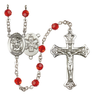 Sterling Silver 6mm Saint Michael / EMT Rosary