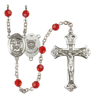 Sterling Silver 6mm Saint Michael / Coast Guard Rosary