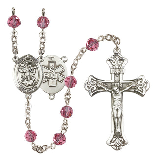 Sterling Silver 6mm Saint Michael / EMT Rosary