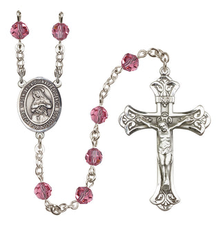Sterling Silver 6mm Virgen de la Divina Providencia  Engraved Catholic Rosaries
