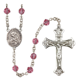 Sterling Silver 6mm Our Lady of the Precious Blood  Engraved Catholic Rosaries