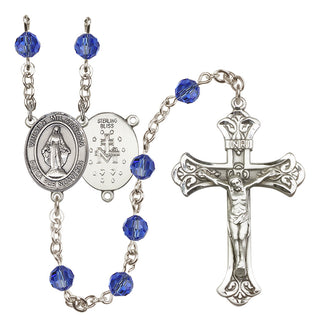 Sterling Silver 6mm Virgen Milagrosa Rosary