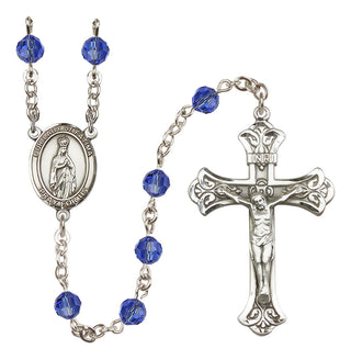 Sterling Silver 6mm Our Lady of Fatima  Engraved Catholic Rosaries