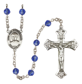 Sterling Silver 6mm Saint Jose Sanchez del Rio  Engraved Catholic Rosaries