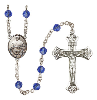 Sterling Silver 6mm Pope Francis Rosary